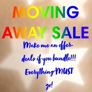 Need go downsize!! Bundle and save!! Send best reasonable offers!!!